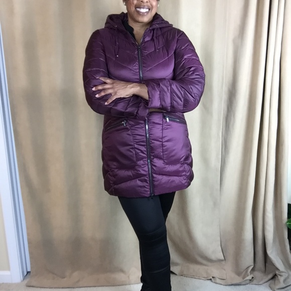 NWT Lane Bryant Eco-Plume Packable Puffer Jacket 10/12W - Picture 5 of 16